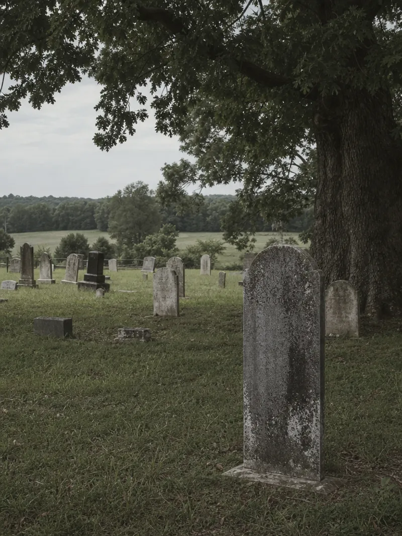 A quiet historic cemetery in Gibson County, Tennessee
