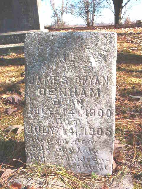 denham jb — Meacham CemeteryDyer Co., TN