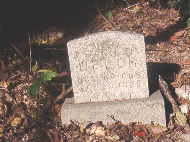 welch mj2 — Oak Grove Church of Christ CemeteryDyer Co., TN