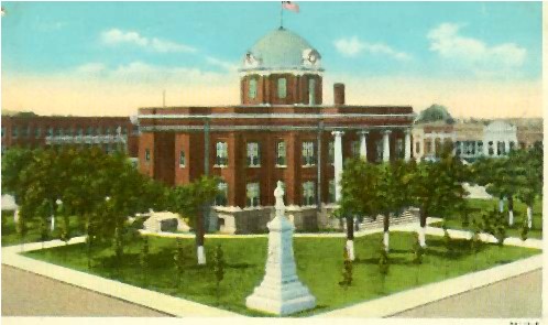 courthouse — Dyer Co. Courthouse Postcard