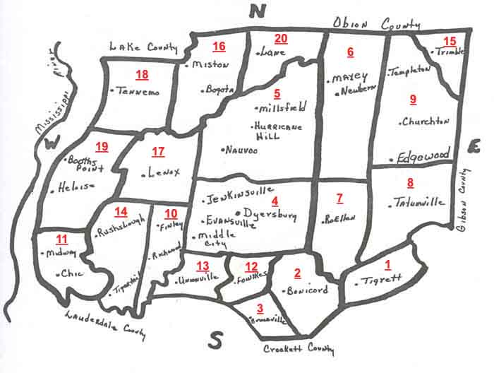 dyermap2 — Dyer County, TN