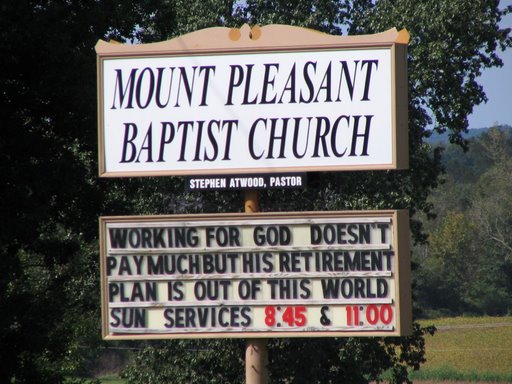 Mt Pleasant Church Sign — MT. PLEASANT BAPTIST CHURCH CEMETERY