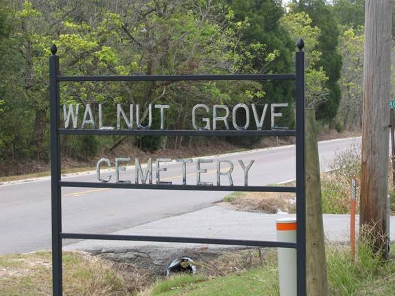 Walnut Grove Sign — First Monument