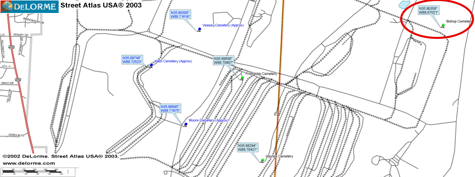 BishopMap — Bishop Cemetery