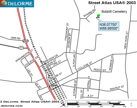 BobbittMap — BOBBITT CEMETERY