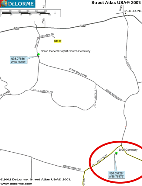 BruffMap — BRUFF CEMETERY