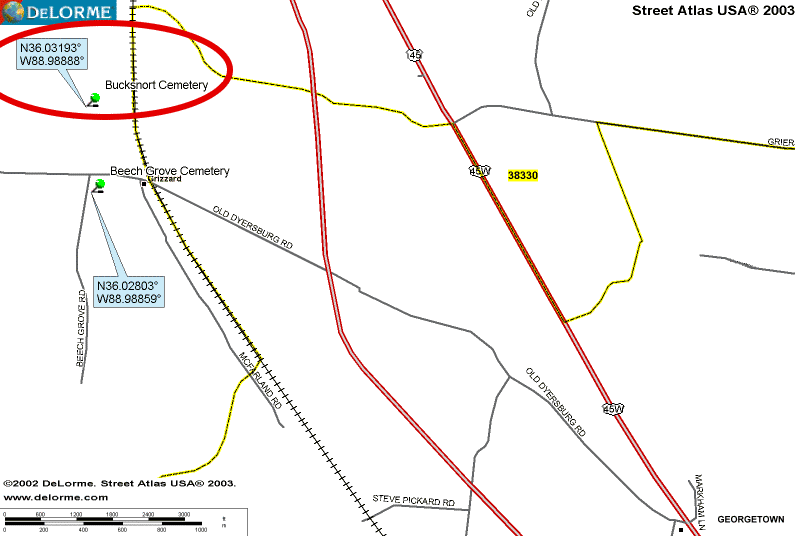 BucksnortMap — Back To Cemeteries Page