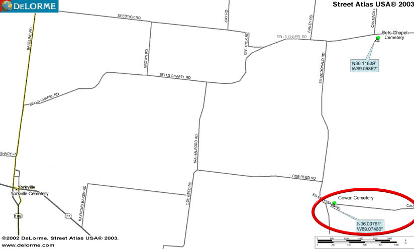 CowanMap — Back To Cemeteries Page