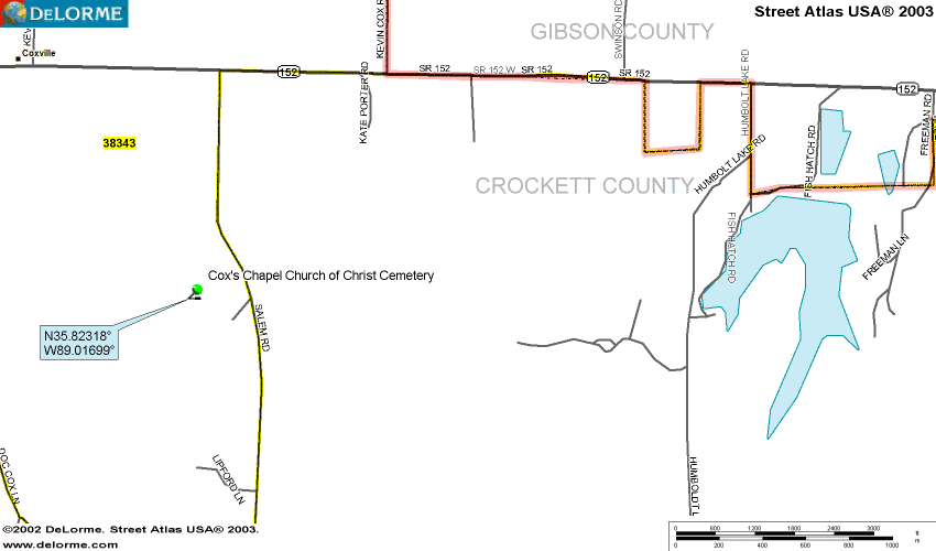 CoxMap — Cox's Chapel Church of Christ