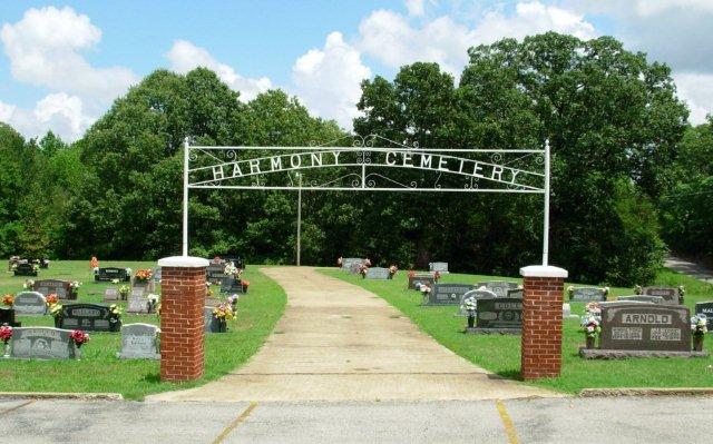 Harmony sign — HARMONY PRIMITIVE BAPTIST CHURCH CEMETERY