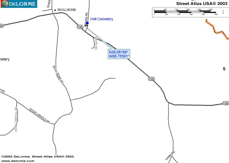 HoltMap — HOLT Cemetery