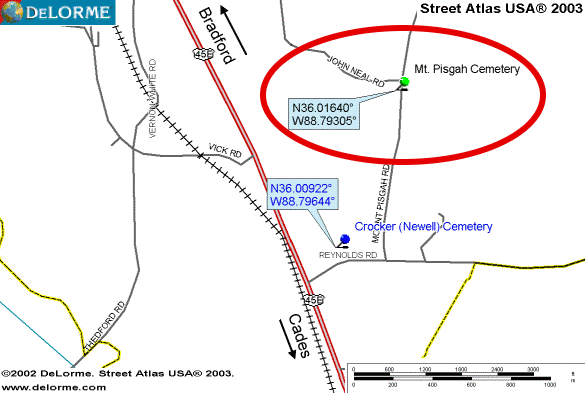 MtPisgahMap — MT. PISGAH MISSIONARY BAPTIST CEMETERY