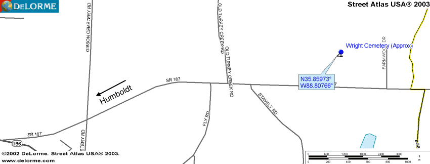 WrightMap — Wright Cemetery