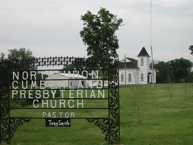 north union church — NORTH UNION CUMBERLAND PRESBYTERIAN