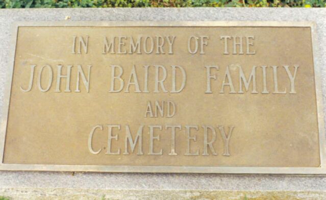 john baird family — BAIRD CEMETERY GIBSON COUNTY, TENNESSEE