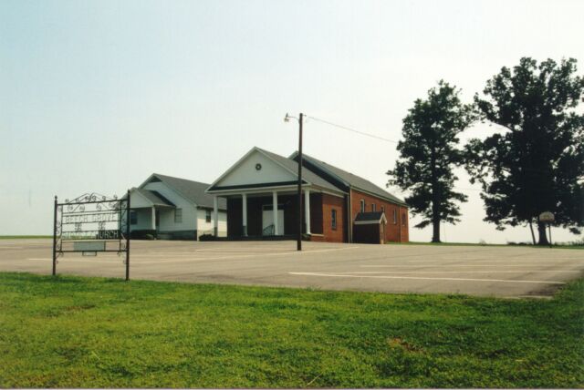 overview of church bldg — BEECH GROVE BAPTIST CHURCH CEMETERY