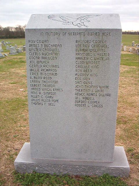 Veterans Memorial Bells Chapel Cemetery — BELLS CHAPEL CUMBERLAND PRESBYTERIAN CHURCH CEMETERY