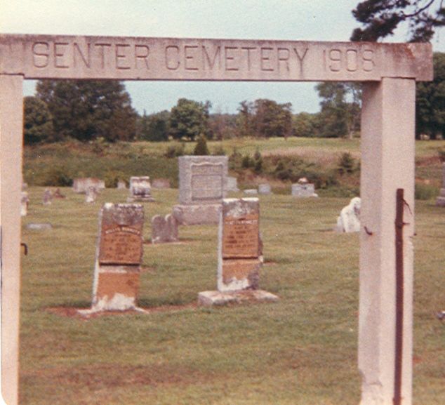 Senter Gate — CENTER (SENTER) BAPTIST CHURCH CEMETERY RECORD