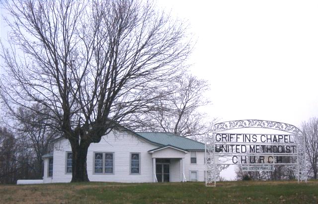 Griffin Chapel Church — GRIFFIN'S CHAPEL METHODIST CEMETERY