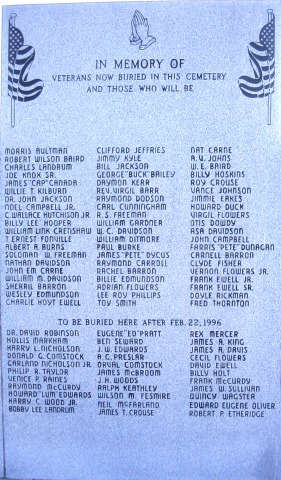 vets3 — OAKWOOD CEMETERY